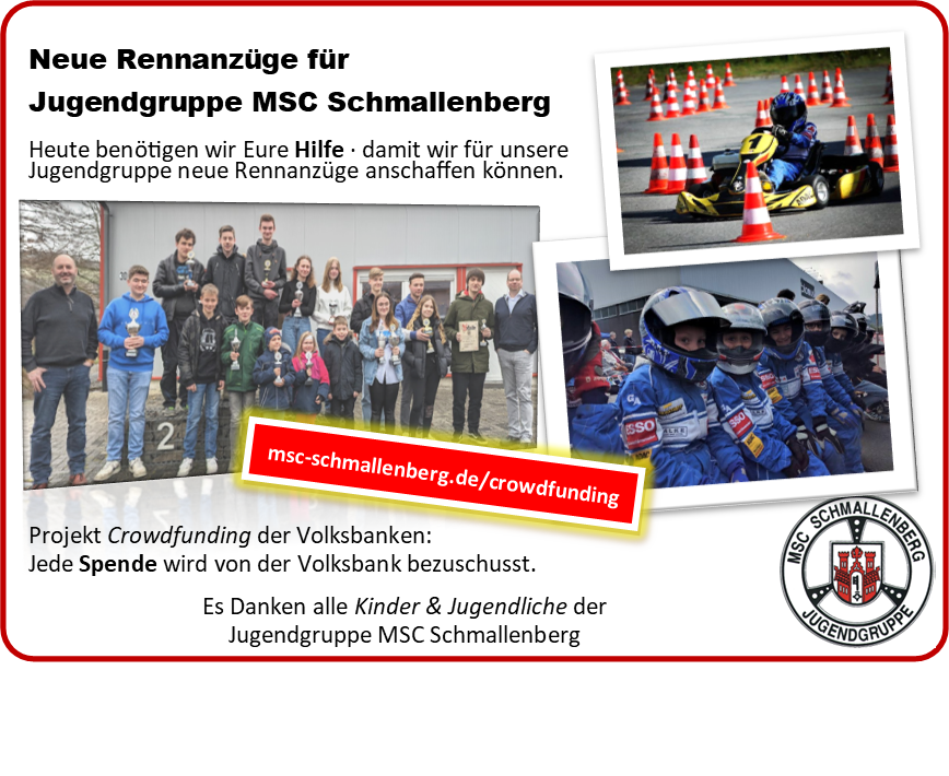 Neue Rennanzüge für die Kids der Jugendgruppe MSC Schmallenberg