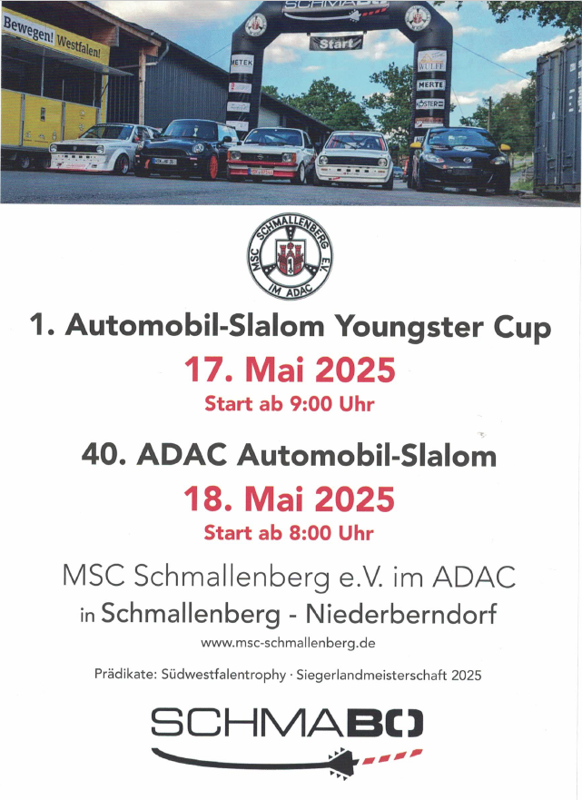 Automobil-Slalom MSC Schmallenberg e.V. im ADAC